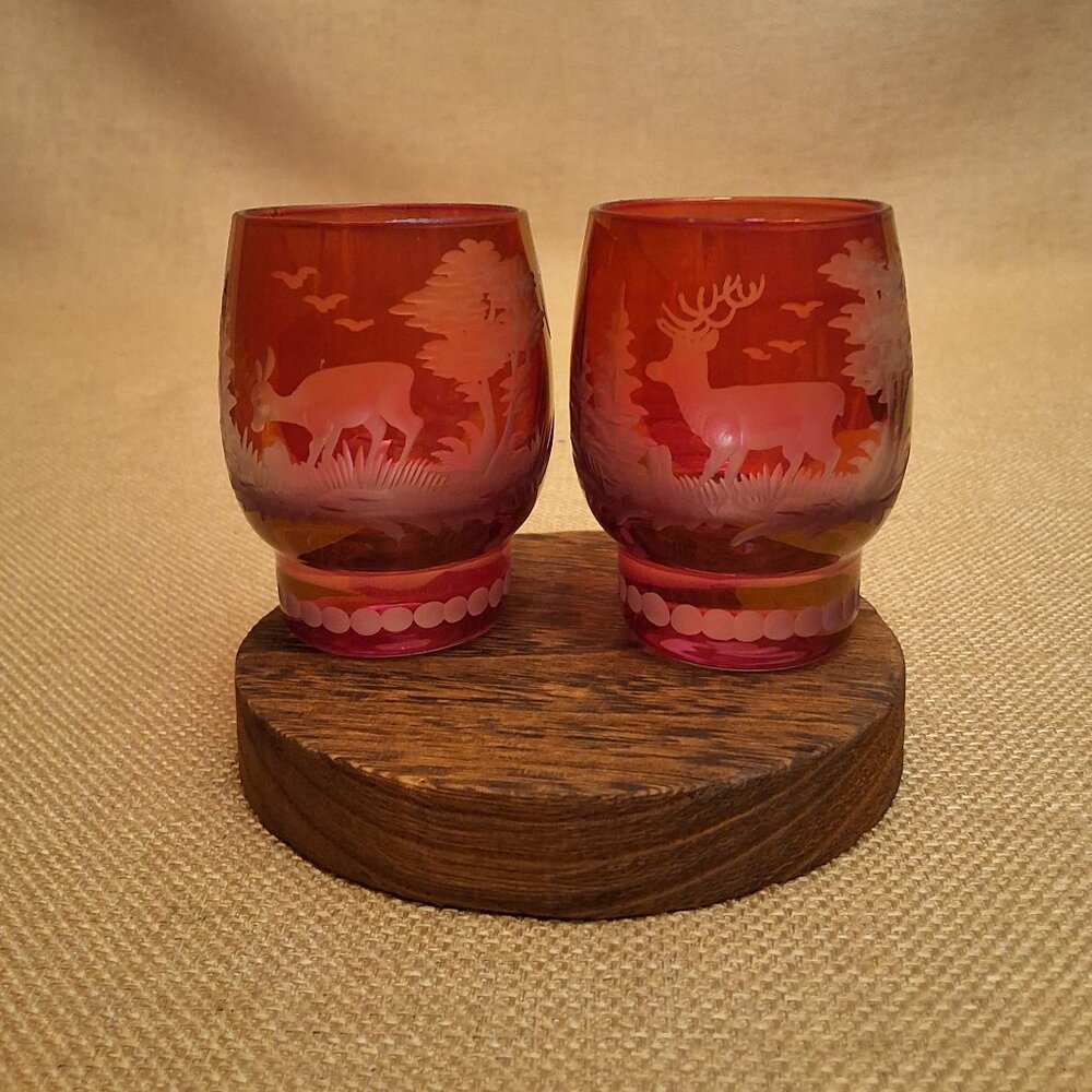 Kristall Handarbeit Schnaps Glasses